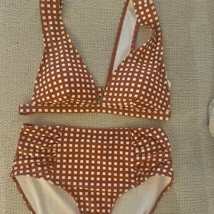GB Two Piece Gingham Bikini
